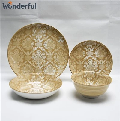 Royal Yellow Dinner Set Sale